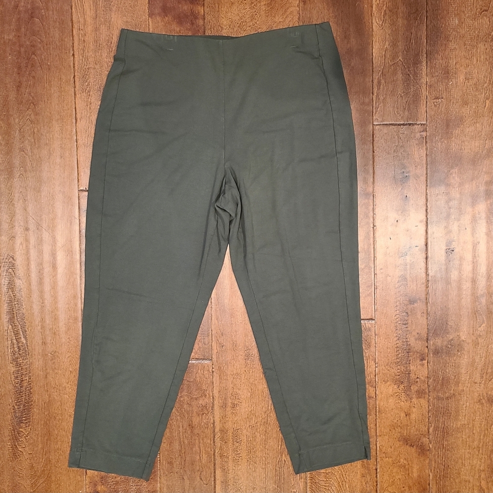 J. Jill Olive Wide Leg Pants